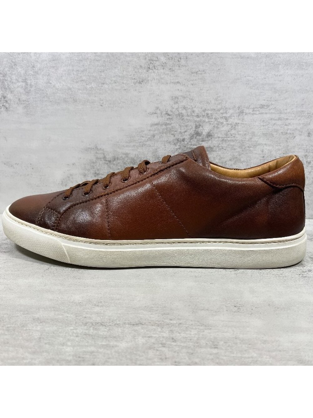 To Boot New York Colton Nappa Calf Leather Sneakers - Men's Size 12 - Brown